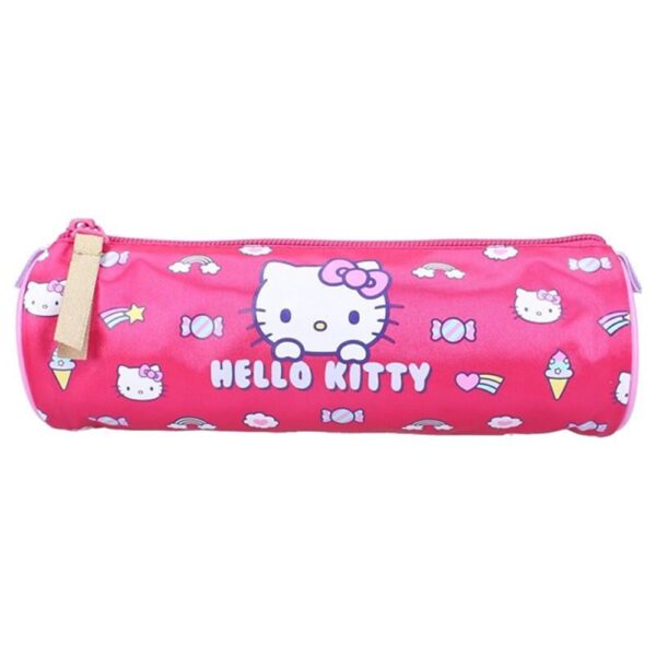 Hello Kitty Rainbow Round Pencil Case