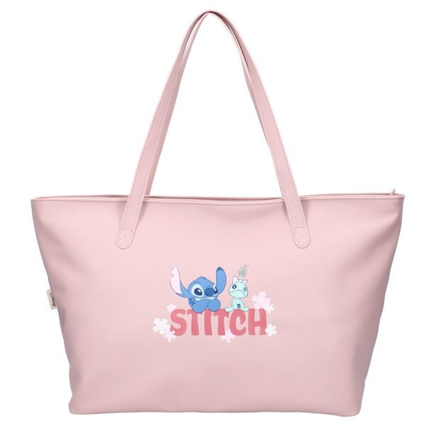Disney Stitch & Scrump Made For You Saffiano Shopper Bag