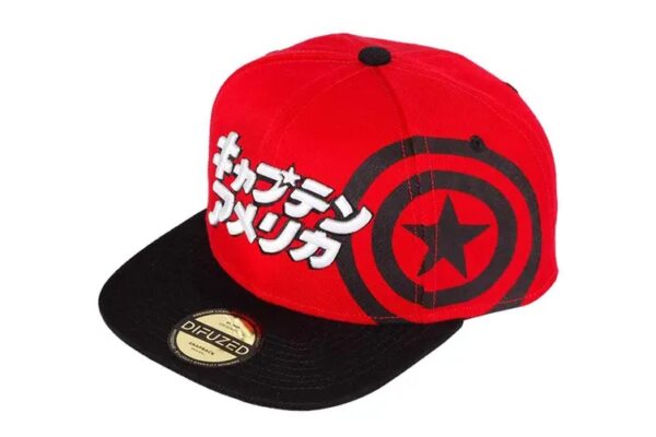 Marvel Captain America Japanese Snapback Cap