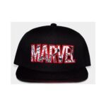 Marvel Logo Red Black Cap