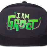 Marvel I Am Groot Boys Logo Snapback Cap