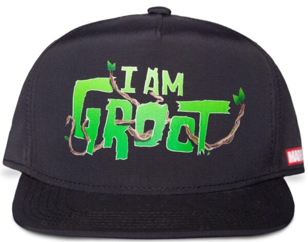 Marvel I Am Groot Boys Logo Snapback Cap