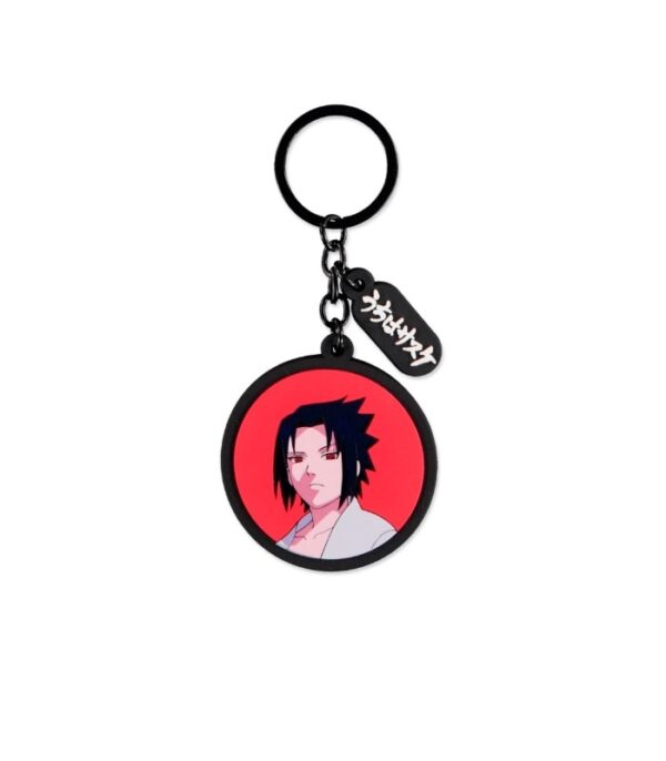 Naruto Shippuden Sasuke Rubber Keychain
