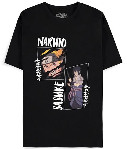 Naruto Shippuden Naruto & Sasuke Men's T-Shirt (L)