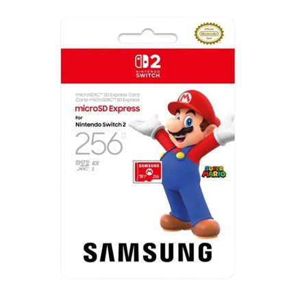 Nintendo Switch 2 Samsung Micro SD Exrpress 256GB