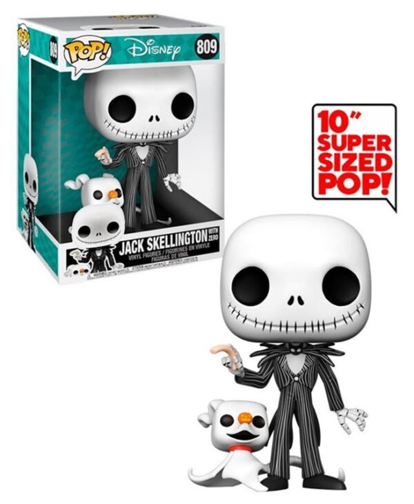 Funko POP! Disney N° 809 - Jack Skellington With Zero Jumbo