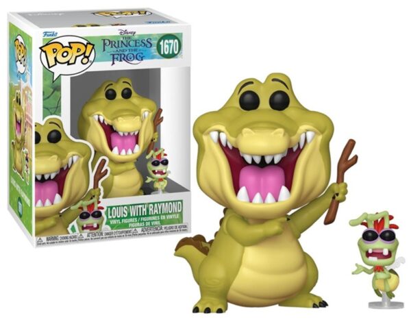 Funko POP! Disney The Princess and The Frog N° 1670 - Louis with Raymond