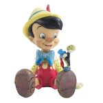 Disney Pinocchio & Jiminy Sitting Enesco Traditions Figurine