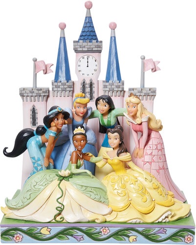 pos-028399363827-59b20a13af24d08810b0533f6739f5d9.jpg Disney Traditions Princess Group Castle Figure - Image 1