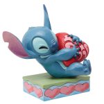 Disney Stitch Hugging Heart Enesco Traditions Figurine