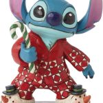 Disney Stitch in Christmas PJ's Enesco Traditions Figurine