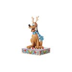 Disney Pluto Christmas Holiday Enesco Traditions Figurine