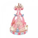 Disney Cinderella Pink Dress Musical Enesco Traditions Figurine