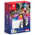 Nintendo Switch OLED Console - White Mario Kart 8 Deluxe & 12 Month Subscription