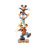 Disney Goofy, Donald & Mickey Teetering Tower Enesco Traditions Figurine
