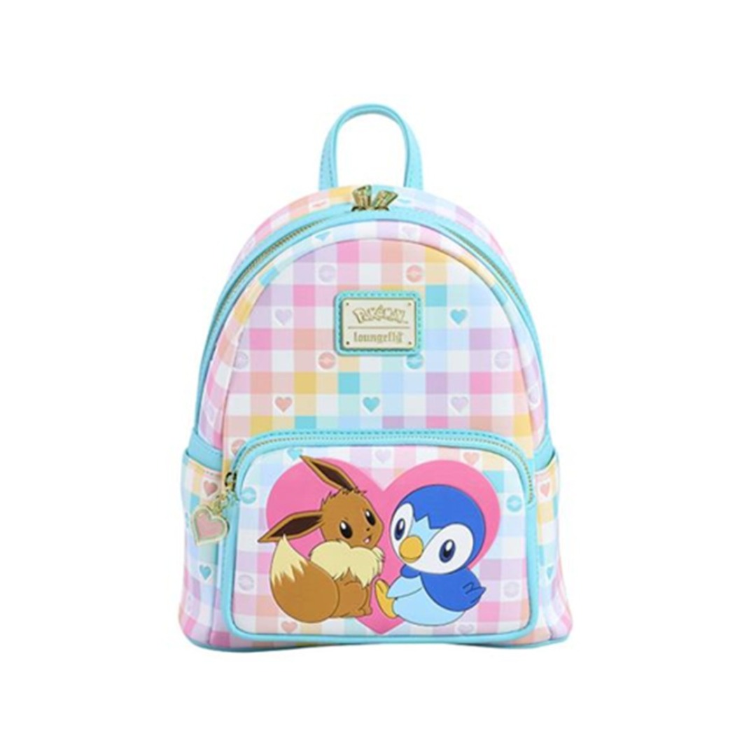 pos-0671803467170-b2d34395514418ca7c30d6566202bb19.jpg Pokemon Piplup & Eevee Loungefly Backpack - Image 1