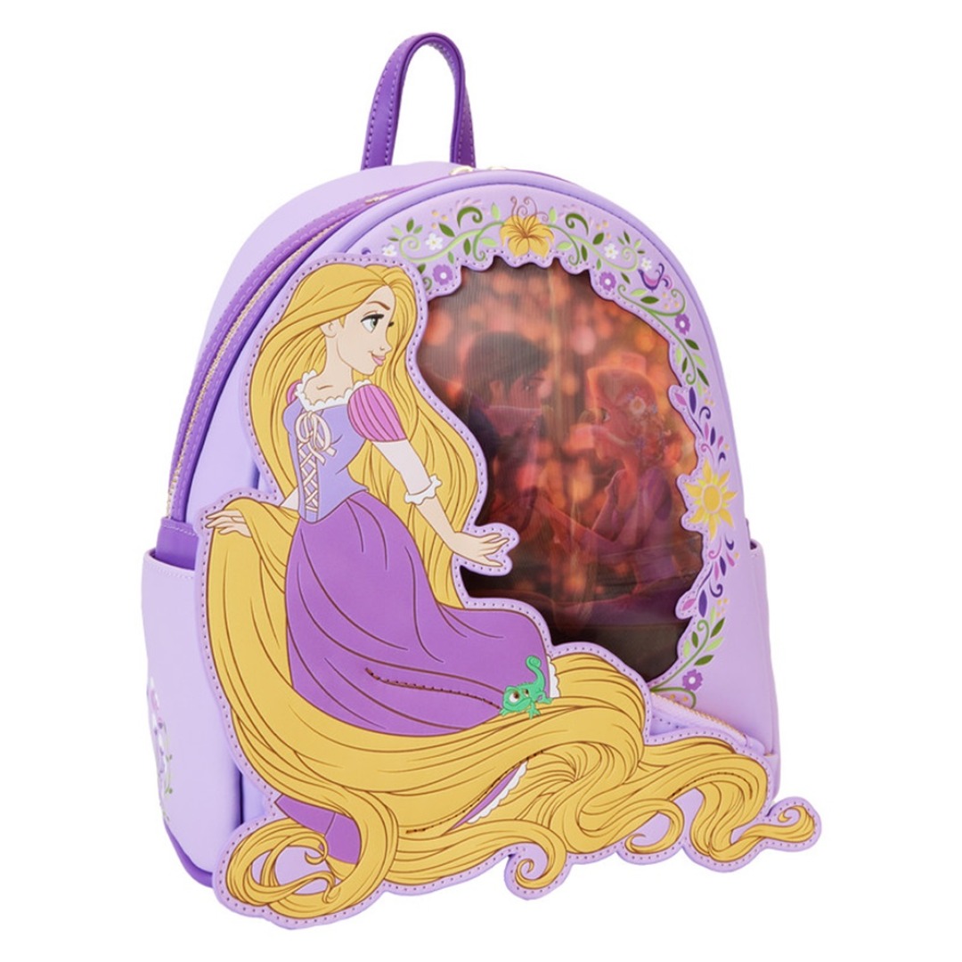 pos-0671803517141-921ed3b265922f598a5890b7cd86a4ab.jpg Disney Princess Rapunzel Lenticular Loungefly Backpack - Image 1