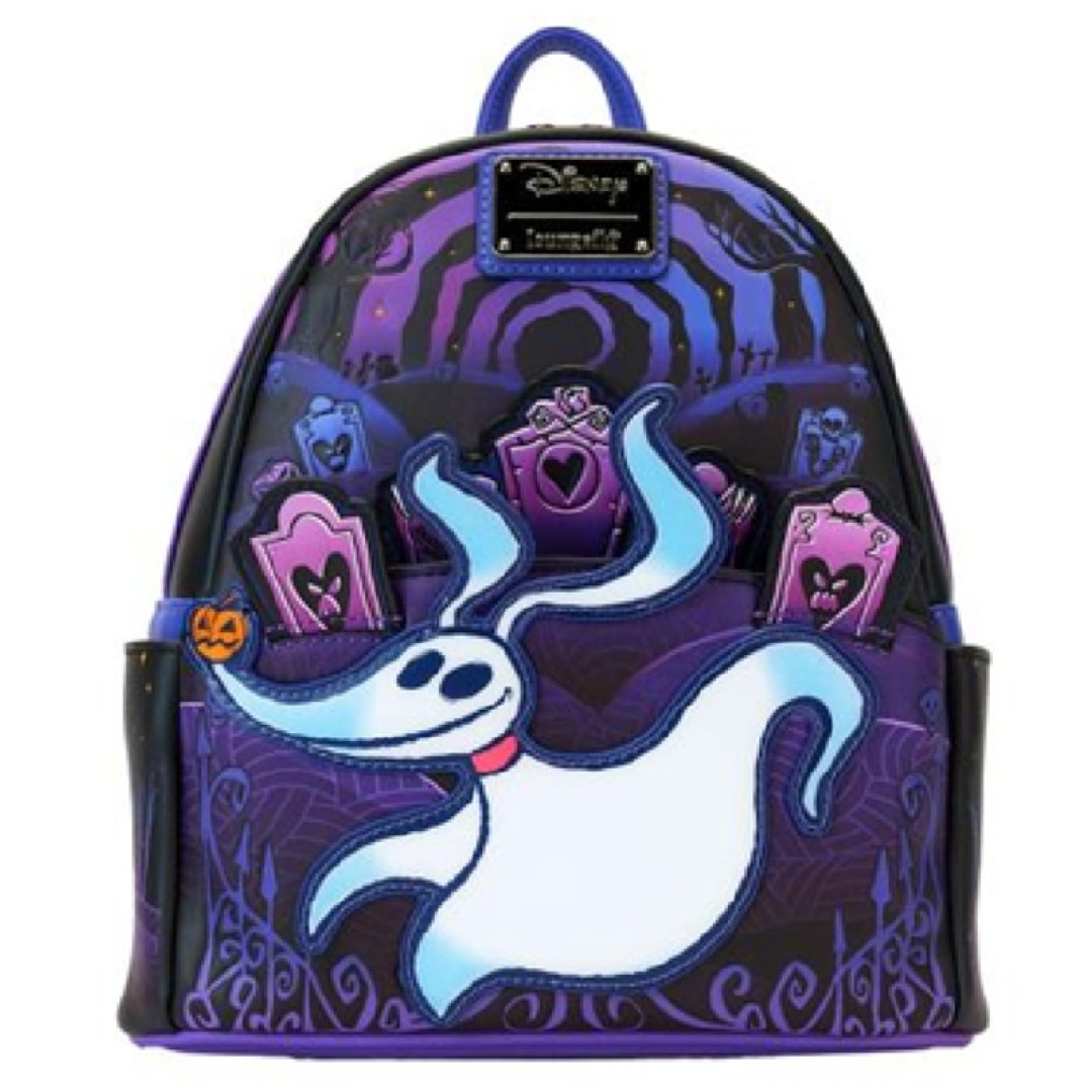 pos-0671803534377-125153df7c6b536e4c67c1c26807a409.jpg Disney Nightmare Before Christmas Zero Loungefly Backpack - Image 1