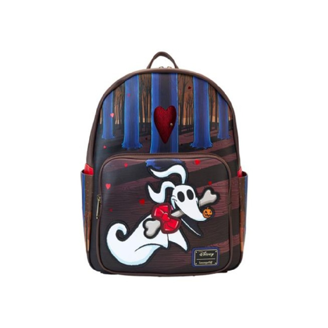 pos-0671803534384-0368d231bb44a8ef7bca5dc79da9d2f5.jpg Disney Nightmare Before Christmas Zero Loungefly Backpack - Image 1