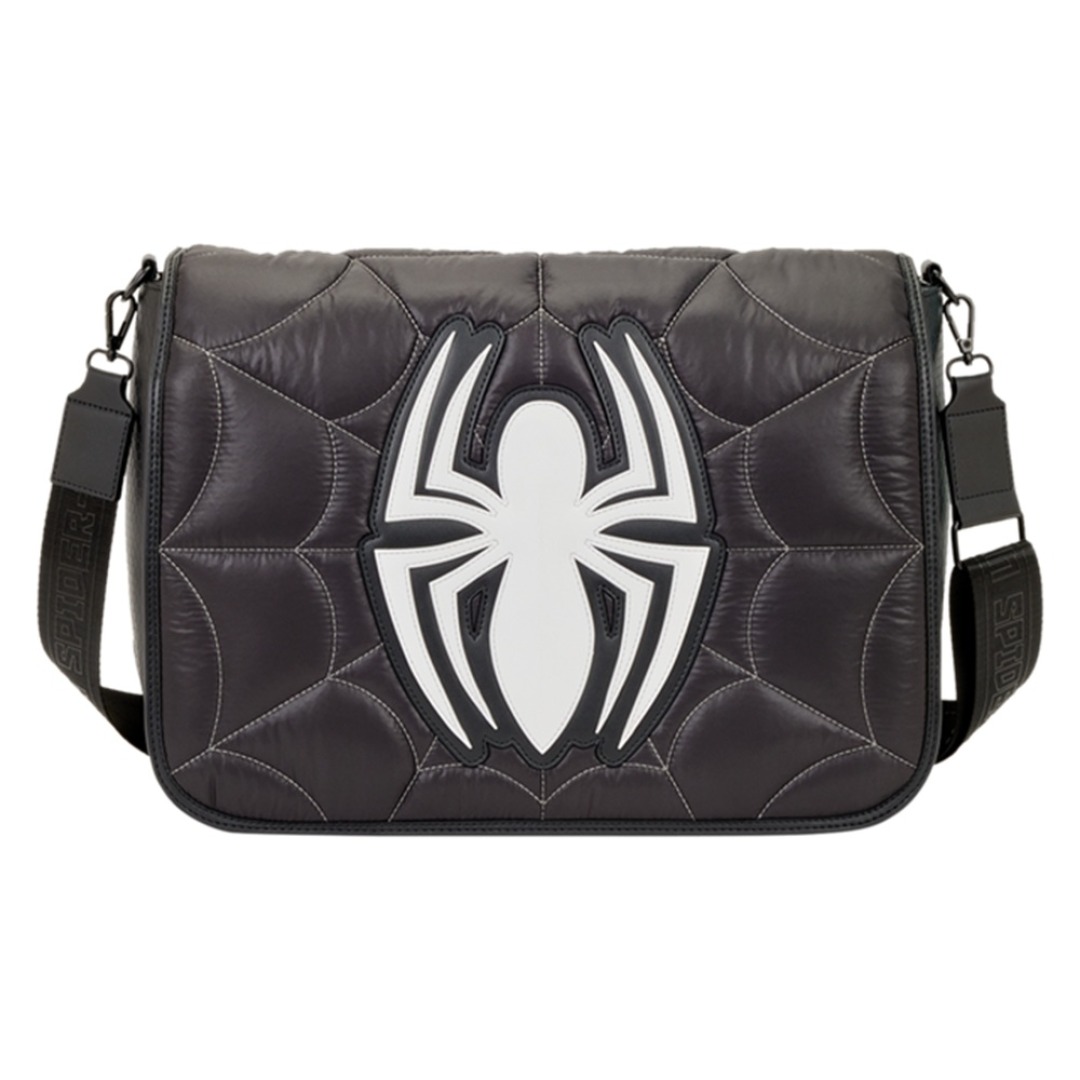 pos-0671803557178-9e1b103d5307215754a3e2c5e0f4b86d.jpg Marvel Spider-Man Black Loungefly Crossbody Bag - Image 1