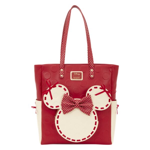 Disney Minnie Mouse Rock the Dots Loungefly Tote Bag