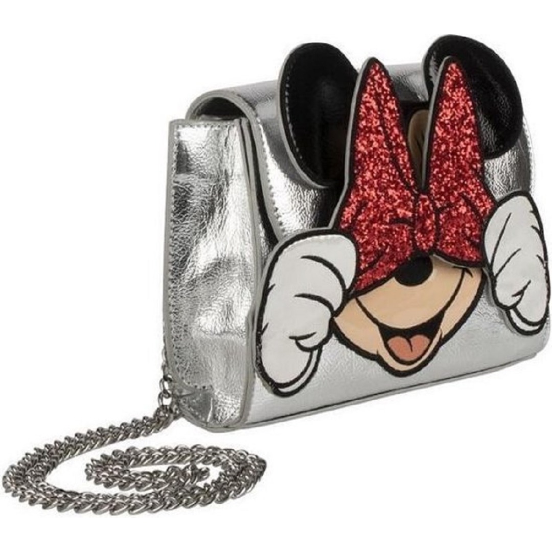 pos-0688955001527-00822fc653ee38e5087fa5d113f1047f.jpg Disney Silver Minnie Shoulder Bag - Image 1