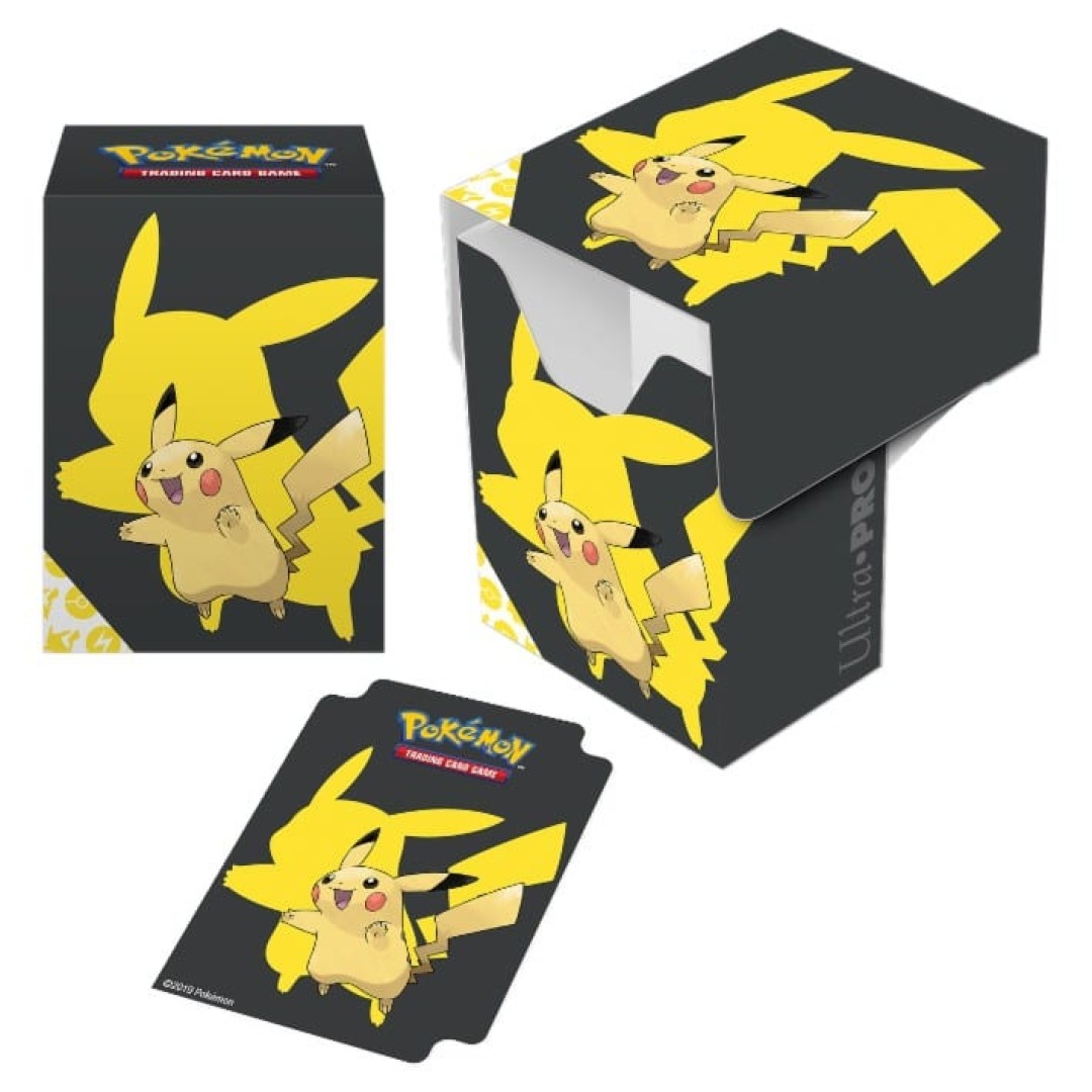 pos-074427151027-ad37e1441aea22c065c016bf12f32934.jpg Ultra Pro Pokemon Full View Deck Box Pikachu - Image 1