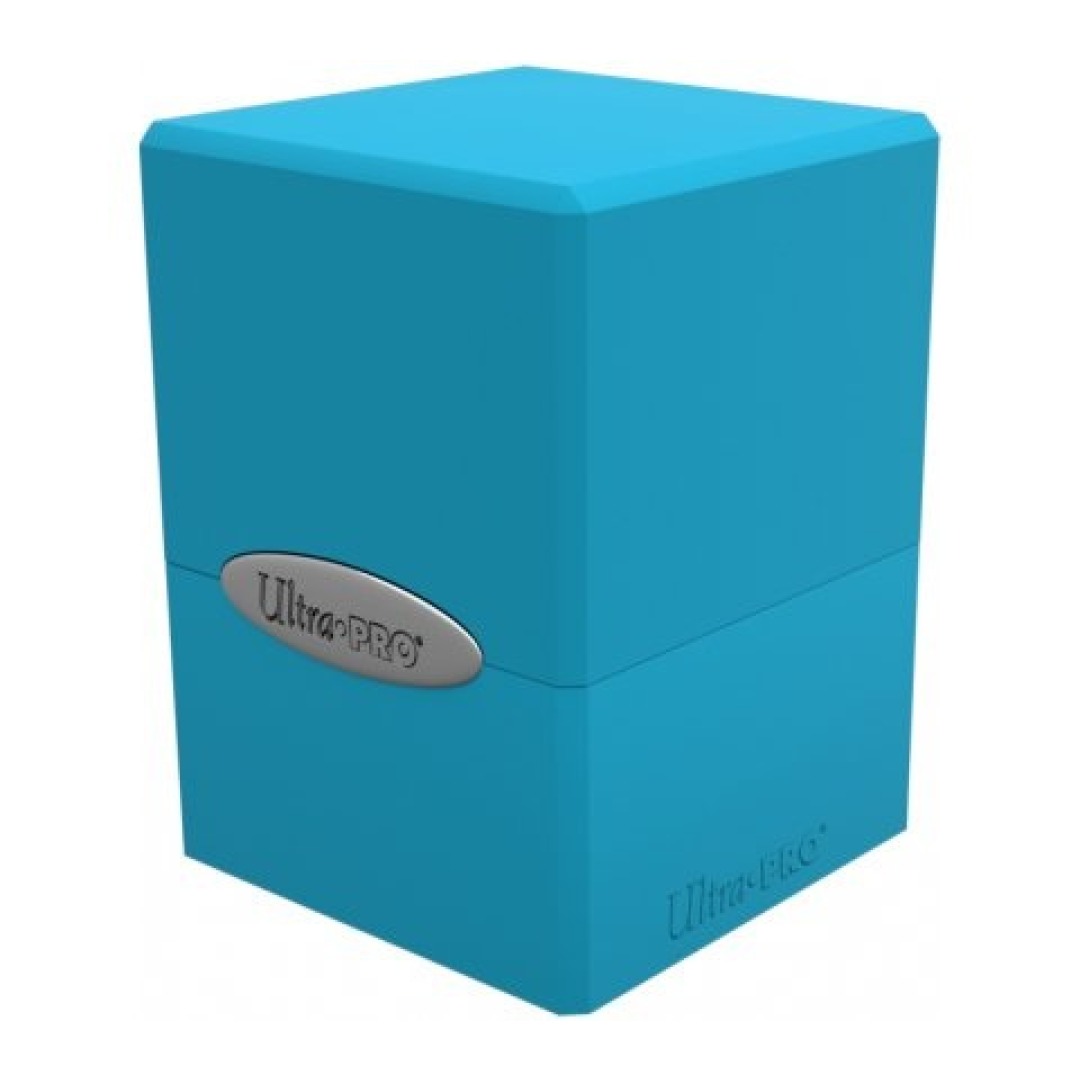 pos-074427155896-54ae9e67d88b3375cdd382774e13136b.jpg Ultra Pro Satin Cube Deck Box Sky Blue - Image 1
