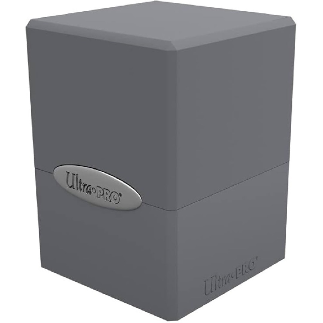 pos-074427155957-cdb5d1ea25762da853e7163413260ba4.jpg Ultra Pro Deck Box Satin Cube Smoke Grey - Image 1