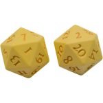 Ultra Pro Yellow Vivid Heavy Metal Dice