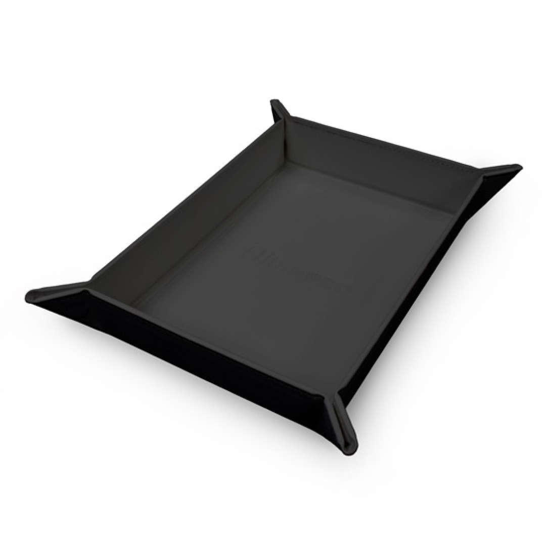 pos-074427163327-6246329dfc6af4737bda1e6df5432b33.jpg Ultra Pro Magnetic Foldable Dice Rolling Tray Vivid Black - Image 1