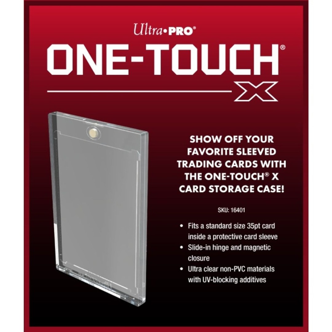 pos-074427164010-0124c5fcef13f1702481fbe9f2fbdeb9.jpg Ultra Pro One Touch X Magnetic Card Holder - Image 1