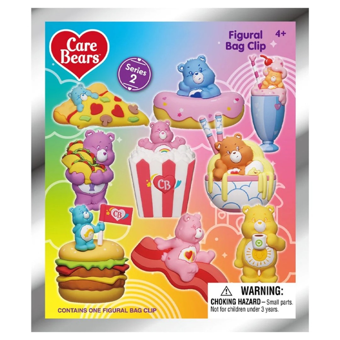 pos-077764380204-b4a4ee7f90a447e652940e8d6f23fb9f.jpg Care Bears Series 2 3D Foam Bag Clip Mystery Bag - Image 1