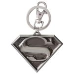 DC Superman Logo Pewter Keychain