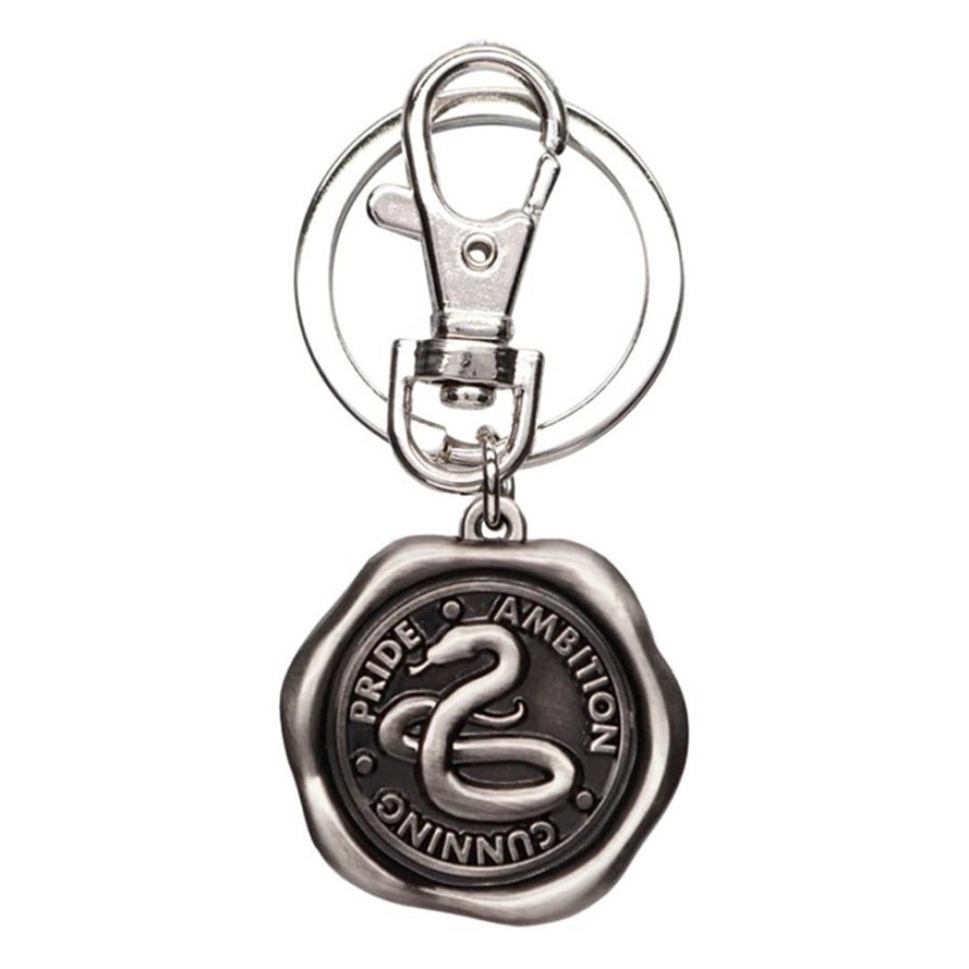 pos-077764485299-a4b72083d750cbf449396e6415040019.jpg Harry Potter Slytherin Pewter Keychain - Image 1