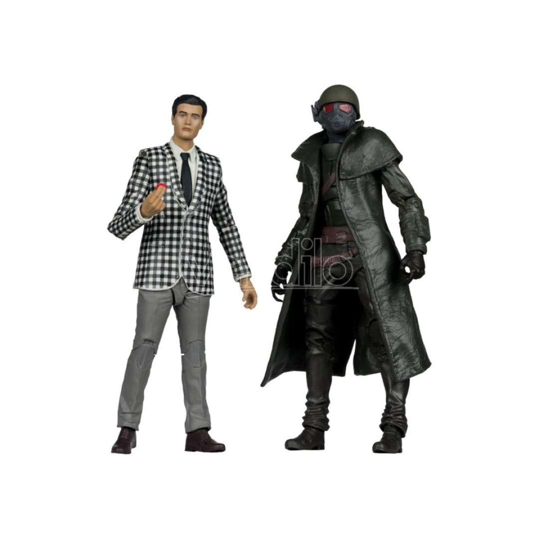 pos-0787926116472-d0ac7f9b19c7fe278c58538bdc6a810a.jpg Fallout New Vegas Riot Ranger Armor & Benny McFarlane 2 Figure Set - Image 1