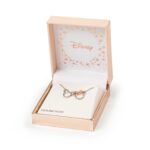 Disney Minnie & Mickey Necklace in Rose Gold & Silver Brass Plated