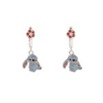Disney Stitch Pair of Pendant Earrings