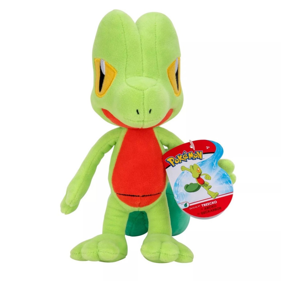 pos-191726516682-6f8e357b3bcc9f6a8343978c71988103.jpg Pokemon Treecko 8" Plush - Image 1