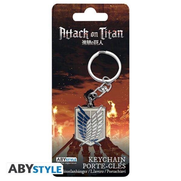 Attack On Titan Survey Corps Metal Keychain