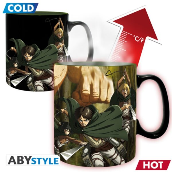 Attack On Titan Titans Heat Change Mug 460ml