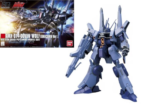 Gundam MX-014 Doven Wolf Unicorn Version HGUC 1/144 Bandai Model Kit