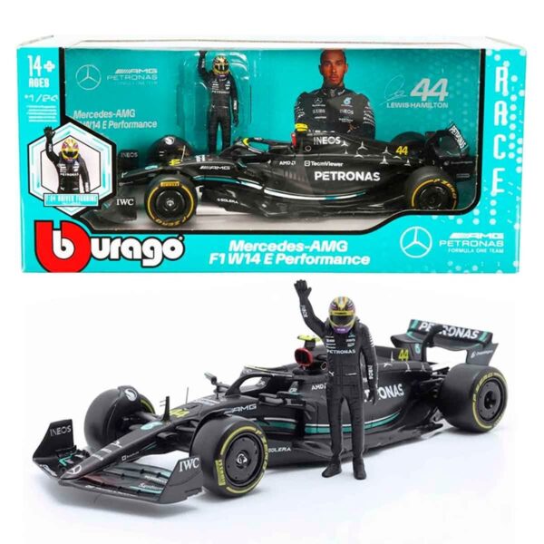 Bburago F1 Mercedes W14 E Perforamance 2023 Hamilton