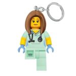 LEGO LED Female Doctor Keychain