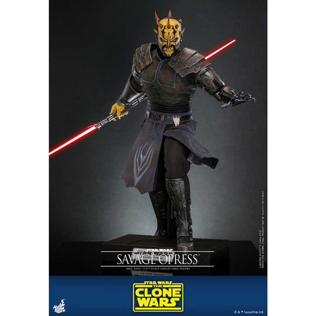 pos-4895228620170-7aaf606eda69a96d45d2919a2531d406.jpg Star Wars The Clone Wars Savage Opress Sixth Scale Hot Toys Figure - Image 1