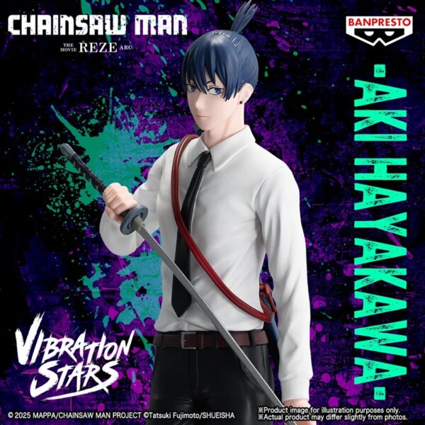 Chainsaw Man Aki Hayakawa Vibration Stars Banpresto Figure