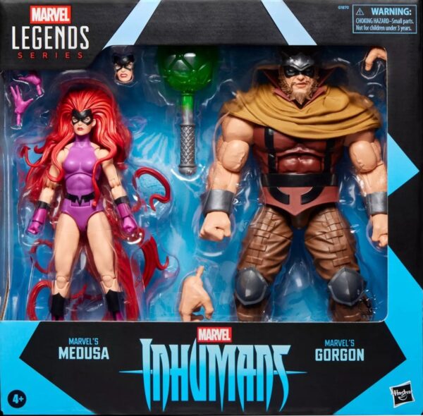 Marvel Inhumans Marvel's Medusa & Gorgon Legends Series Hasbro Figure