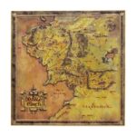 The Lord Of The Rings Metal Map Limited Edition