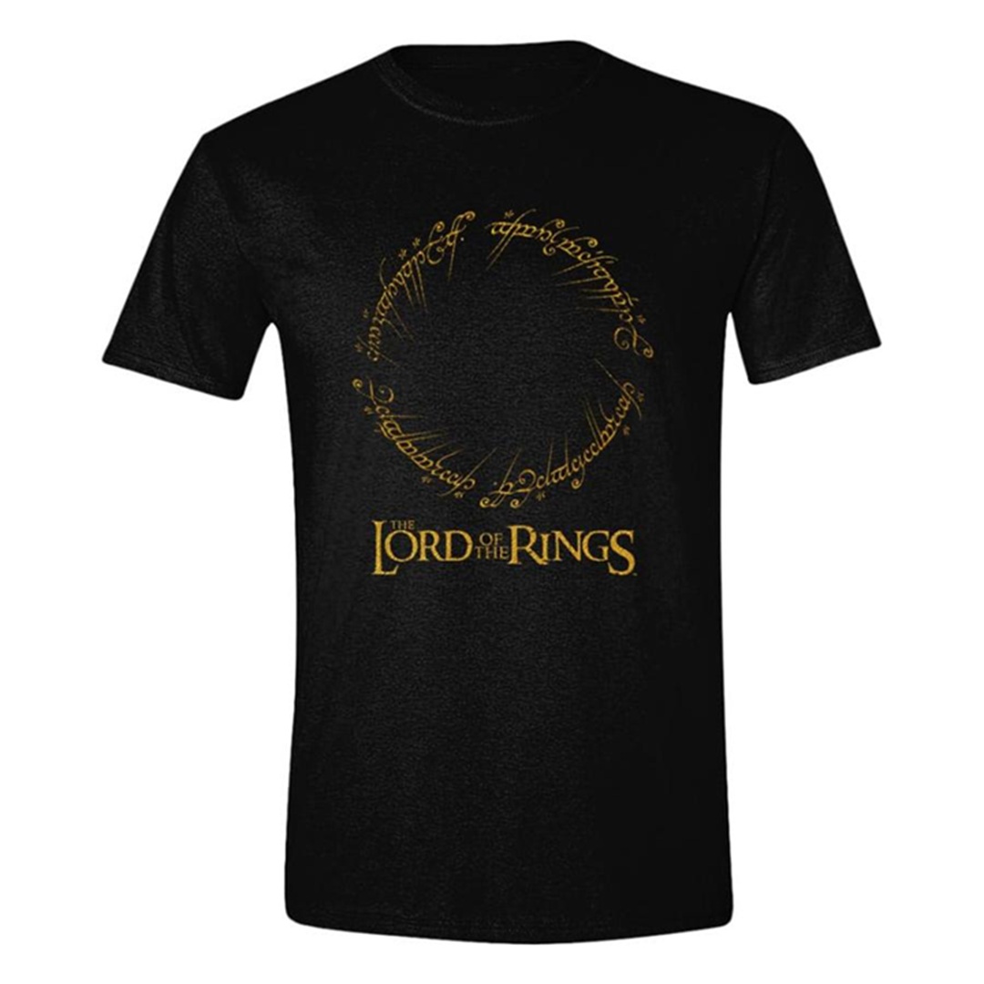 pos-5063376505772-aad391f0d7d60487e89e79591a5fbb9f.jpg The Lord of the Rings Logo Inscription T-Shirt (L) - Image 1
