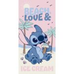 Disney Stitch Beach, Love & Ice Cream Beach Towel 70x140cm